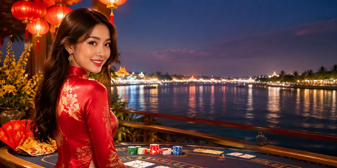 Bàn baccarat bên đèn lồng miền Tây gợi ý nhóm trò chơi live casino